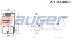 Пневморесора 4884N1P06 MAN TGA, TGM I, TGS I, TGX